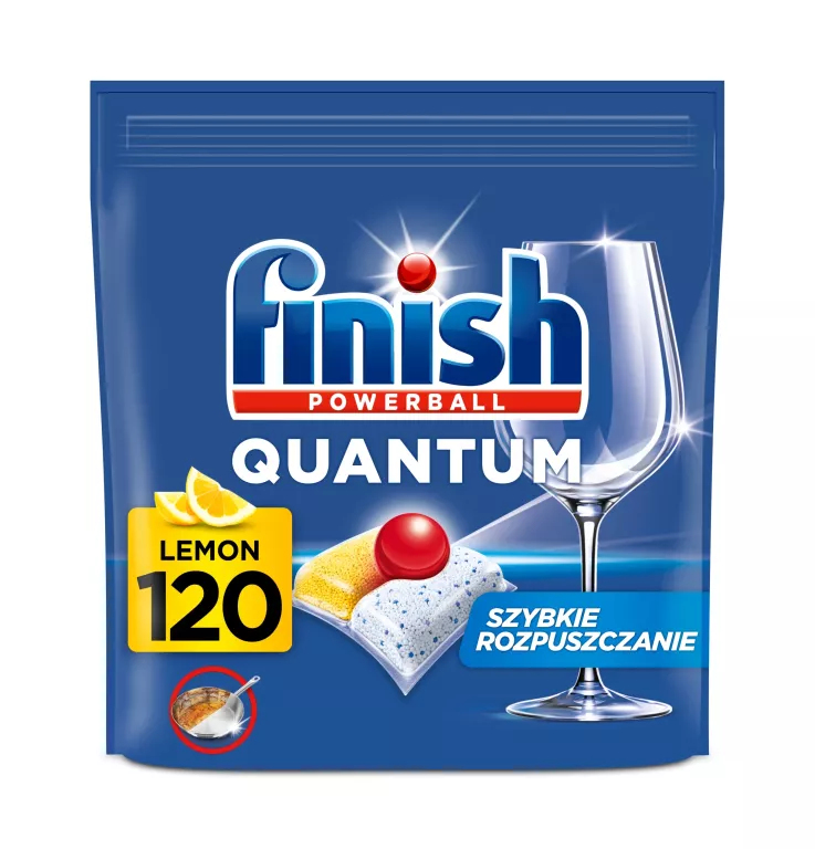 KAPSUŁKI FINISH QUANTUM ALL IN 1 LEMON 120 SZT.