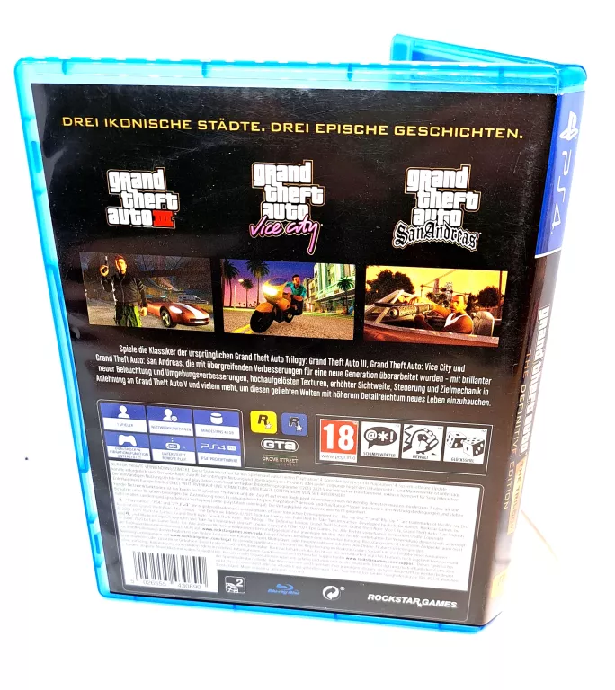 GRA GRAND THEFT AUTO PLAYSTATION 4 (PS4) STAN PŁYTY 4/5