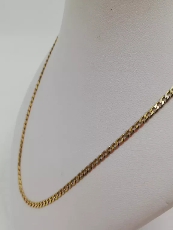 PIEKNY ZŁOTY ŁAŃCUSZEK 375 PANTERKA 4,41G 55,5CM