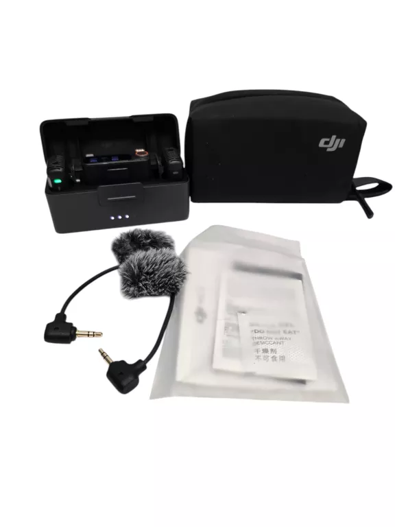 BEZPRZEWODOWY SYSTEM TRANSMISJI AUDIO DJI MIC 2 2TX + 1RX + CHARGING CASE