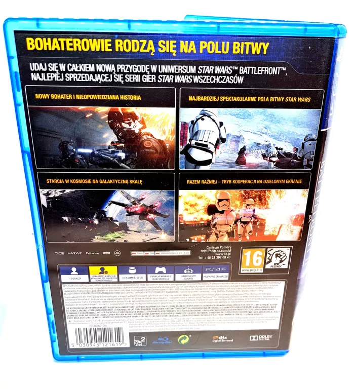 STAR WARS: BATTLEFRONT II SONY PLAYSTATION 4 (PS4) STAN PŁYTY 4/5
