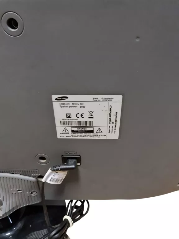 TV SAMSUNG 32 UE32F4000AW PILOT