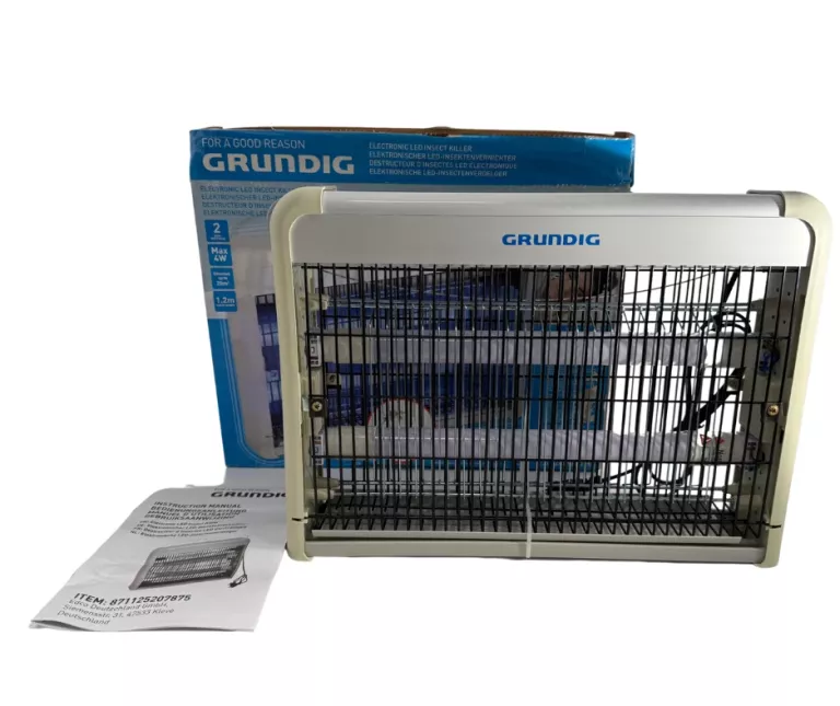 ELEKTRYCZNA LAMPA OWADOBÓJCZA UV GRUNDIG KOMPLET