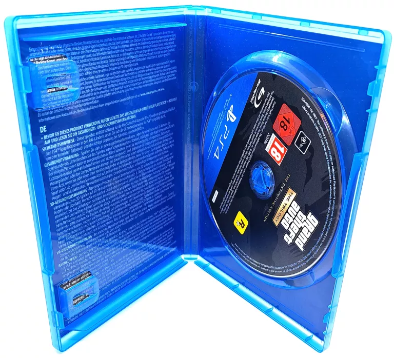 GRA GRAND THEFT AUTO PLAYSTATION 4 (PS4) STAN PŁYTY 4/5