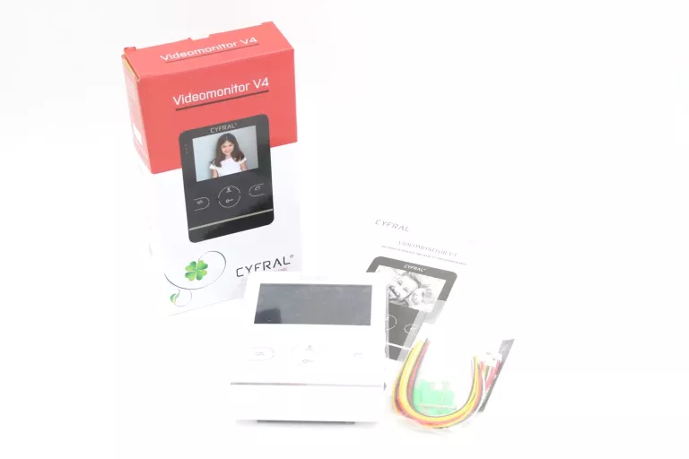 JAK NOWY VIDEOMONITOR V4 CYFRAL KOMPLET