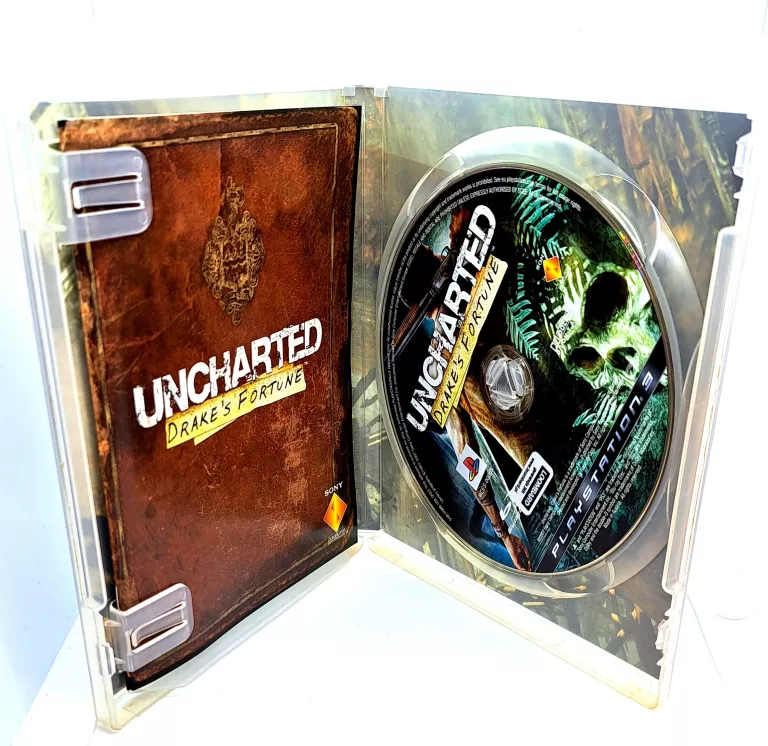 UNCHARTED: DRAKE'S FORTUNE SONY PLAYSTATION 3 (PS3) STAN PŁYTY 4/5 KSIĄŻEC