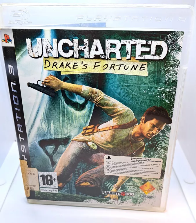 UNCHARTED: DRAKE'S FORTUNE SONY PLAYSTATION 3 (PS3) STAN PŁYTY 4/5 KSIĄŻEC