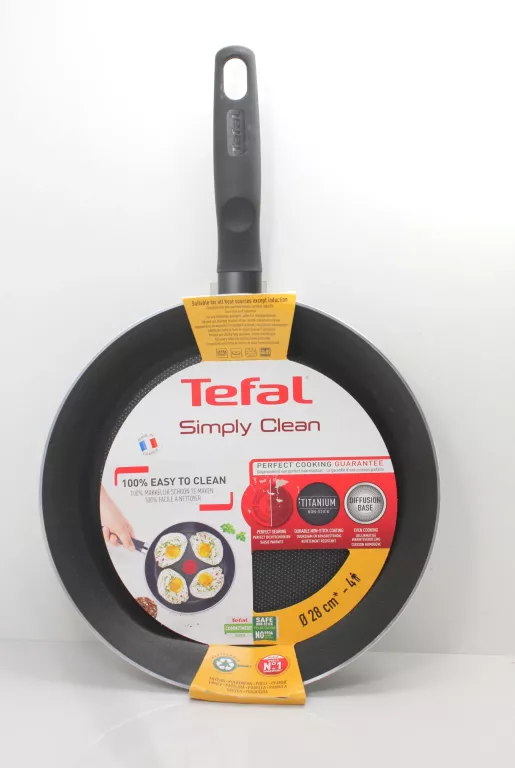 PATELNIA TRADYCYJNA TEFAL 28 CM TYTANOWA