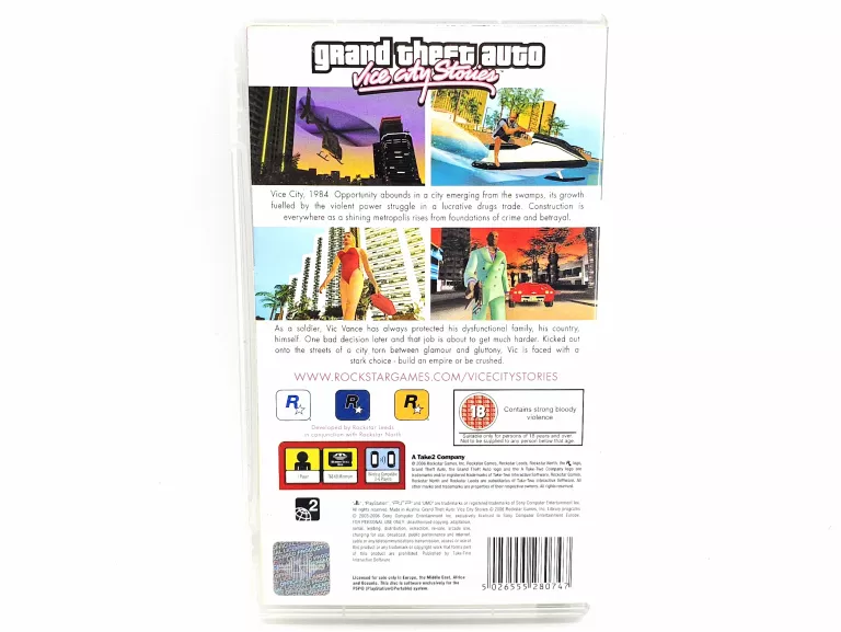 GRA PSP GRAND THEFT AUTO: VICE CITY STORIES
