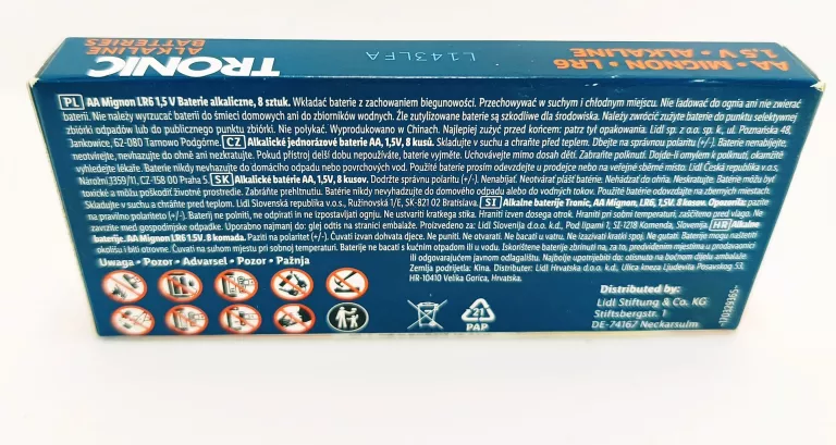 TRONIC BATERIE LR6 1,5 V ALKALINE
