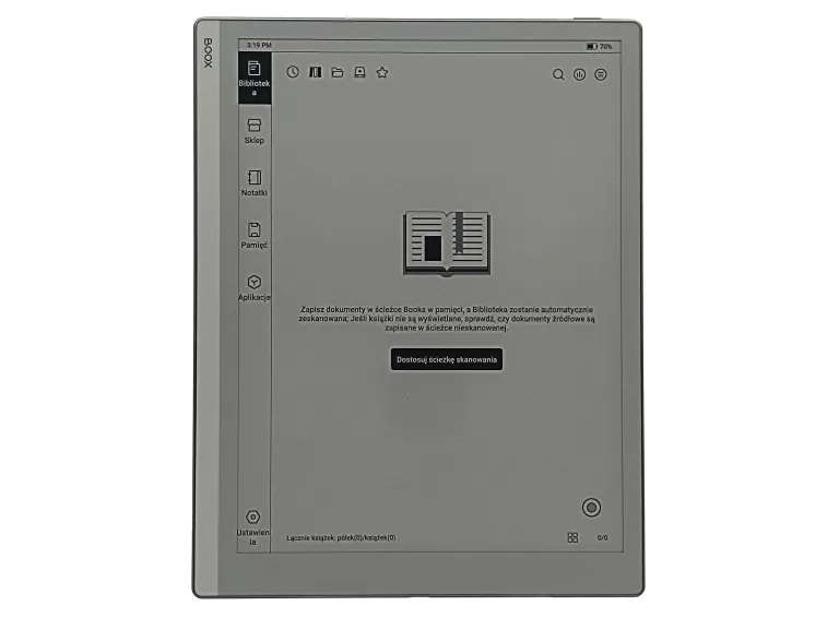 CZYTNIK DO EBOOKÓW ONYX BOOX GO 10.3'' 64 GB E-INK 5G WIFI - JAK NOWY