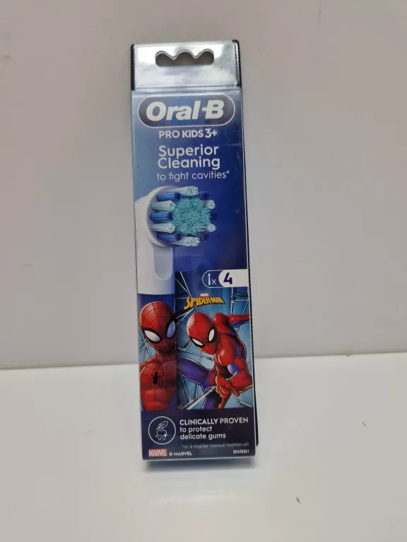 ORAL-B KIDS 3+ KOŃCÓWKI DO SZCZOTECZEK ELEKTRYCZNYCH DLA DZIECI, 4 SZTUKI