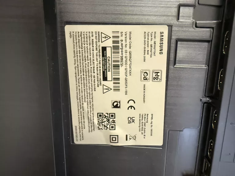 TELEWIZOR QLED SAMSUNG QE55Q77DAT 55 CALI 4K UHD