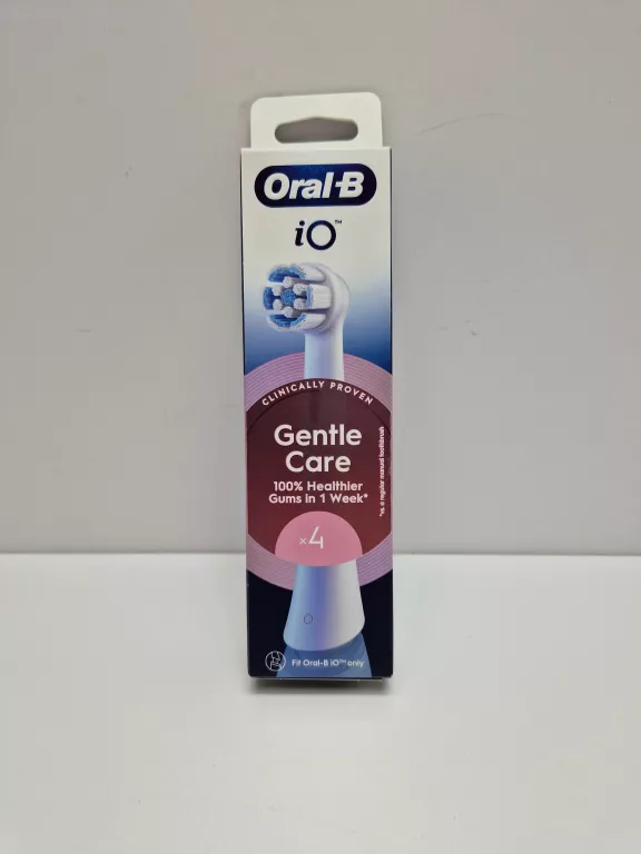 ORAL-B IO GENTLE CARE  KOŃCÓWKI DO NADWRAŻLIWYCH DZIĄSEŁ 4 SZT