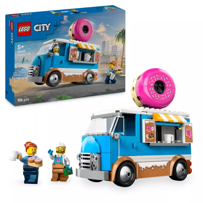 LEGO CITY 60452 MIASTO 60452 CIĘŻARÓWKA Z PĄCZKAMI