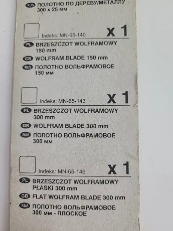 MODECO BRZESZCZOTY DWUSTRONNE 3 SZTUKI STAL PCV MN-65-132