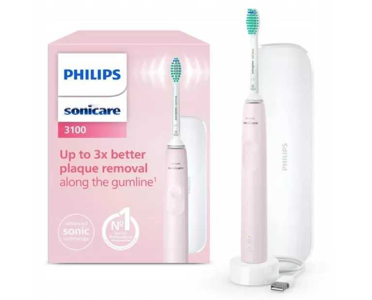 SZCZOTECZKA ELEKTRYCZNA SONICZNA SONICARE DO ZĘBÓW PHILIPS HX3673/11 + ETU