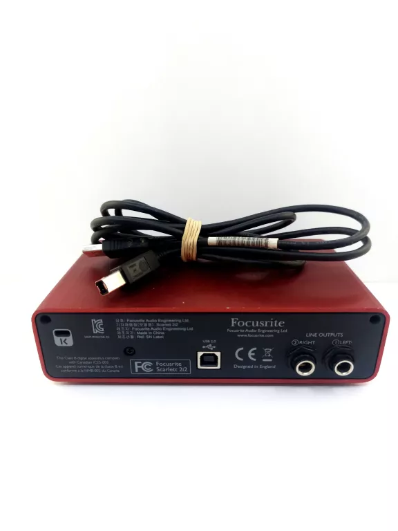 INTERFEJS AUDIO FOCUSRITE SCARLETT 2I2 3RD GEN