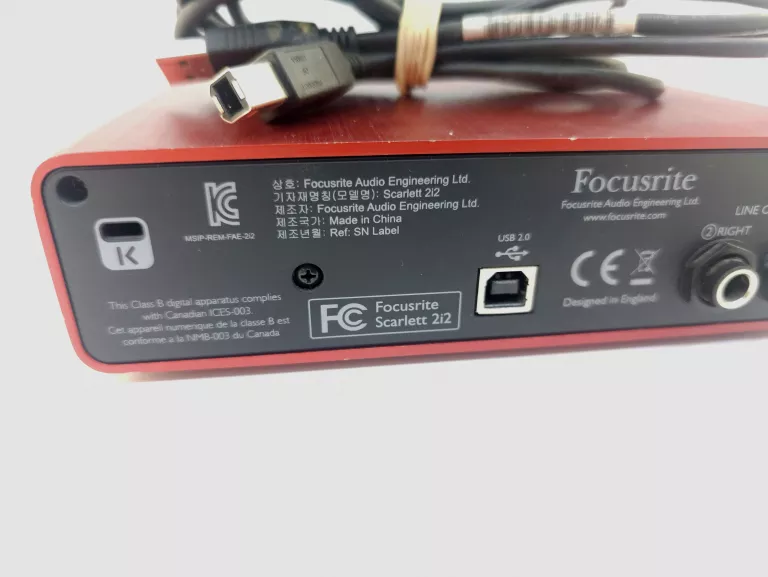 INTERFEJS AUDIO FOCUSRITE SCARLETT 2I2 3RD GEN