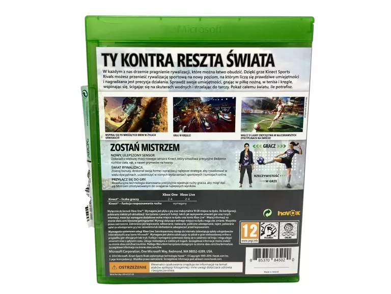 KINECT SPORTS RIVALS MICROSOFT XBOX ONE