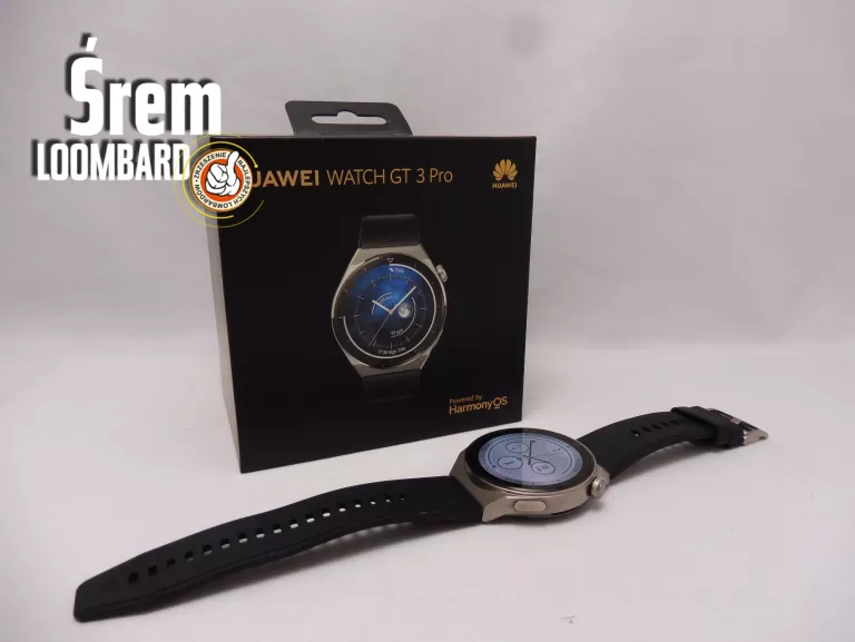 SMARTWATCH HUAWEI WATCH GT 3 PRO, KOMPLET, BDB STAN!