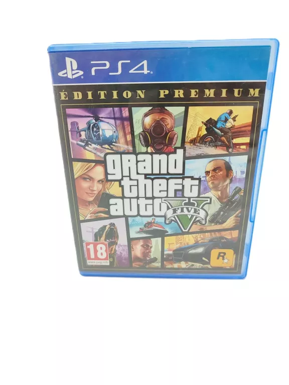 GRA GTA V PREMIUM EDITION PS4 + MAPA