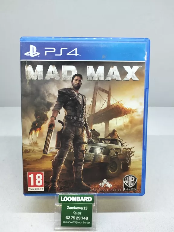 GRA NA PS4 MAD MAX
