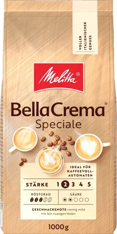 MELITTA BELLACREMA SPECIALE KAWA ZIARNISTA 1KG