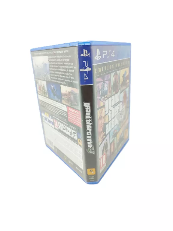 GRA GTA V PREMIUM EDITION PS4 + MAPA