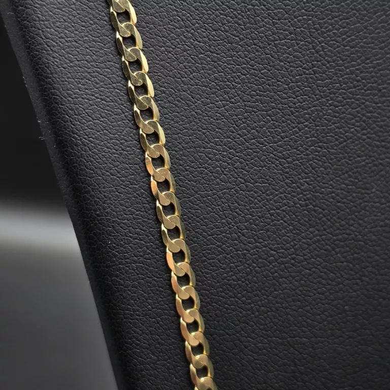 PIĘKNY ZŁOTY NOWY ŁAŃCUSZEK 7,11G 585 14K 54CM PANCERKA