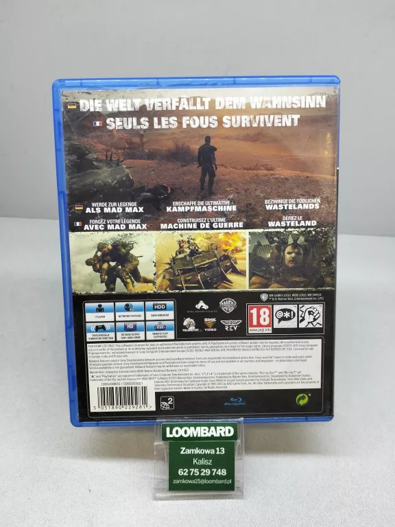 GRA NA PS4 MAD MAX