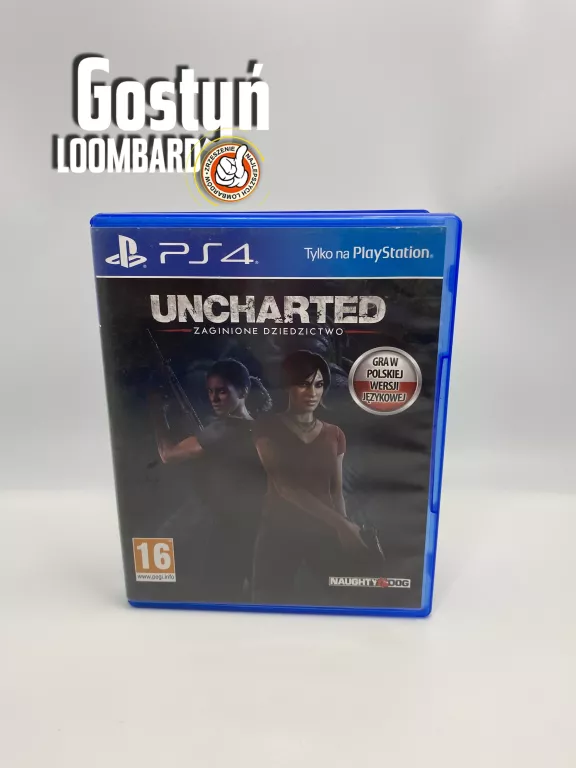 GRA PS4 UNCHARTED: ZAGINIONE DZIEDZICTWO