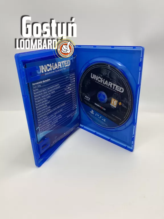 GRA PS4 UNCHARTED: ZAGINIONE DZIEDZICTWO