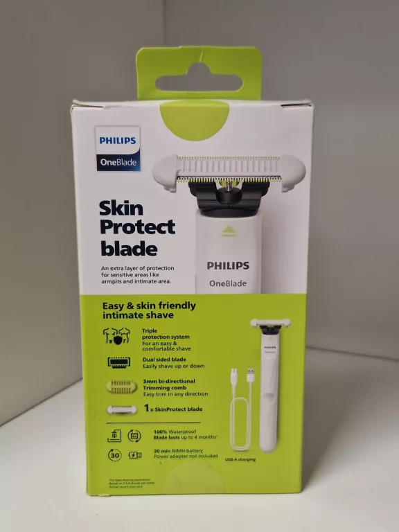 GOLARKA DAMSKA PHILIPS ONEBLADE DO MIEJSC INTYMNYCH NA MOKRO I SUCHO, USB