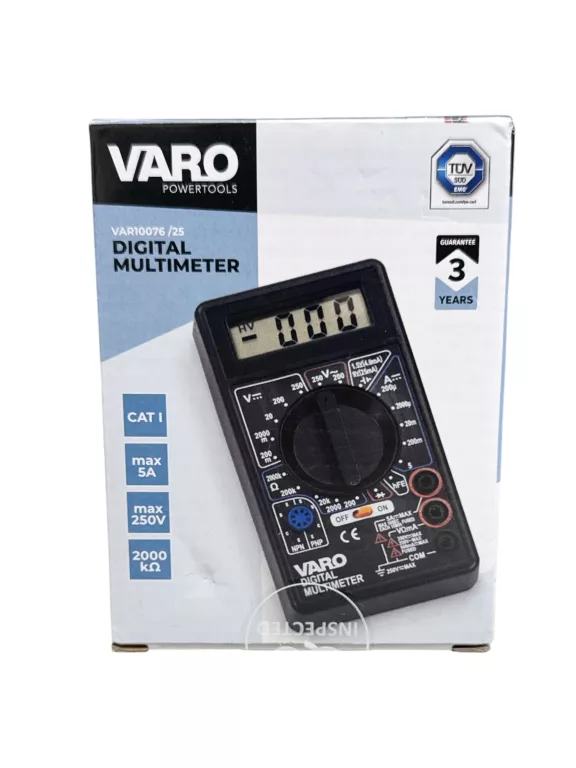 MULTIMETR CYFROWY VARO VAR10076/25