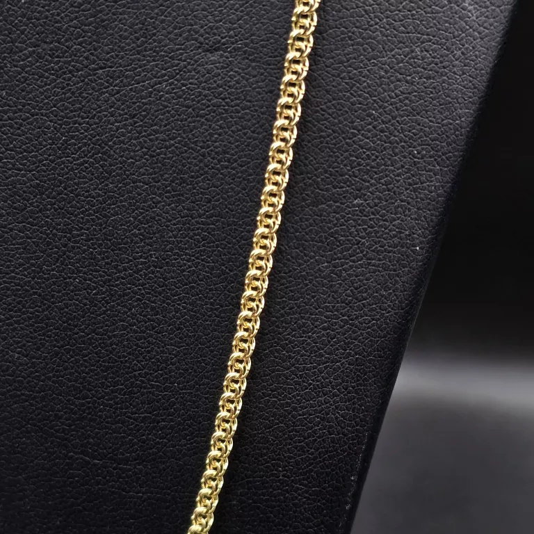 PIĘKNY ZŁOTY NOWY ŁAŃCUSZEK 4,96G 585 14K 50CM