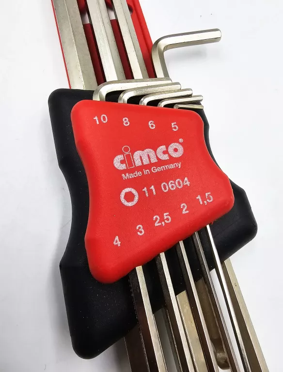 ZESTAW KLUCZY SZEŚCIOKĄTNYCH CIMCO 110604 / 9 SZTUK