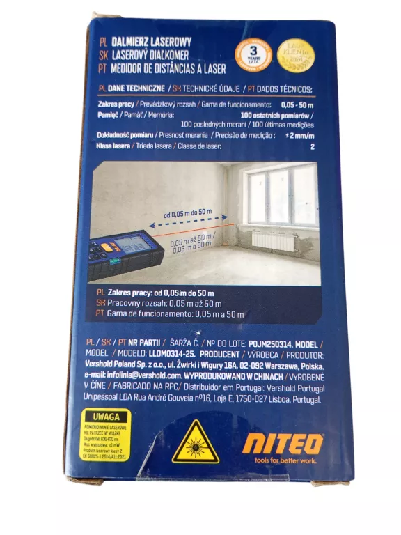 DALMIERZ LASEROWY NITEO
