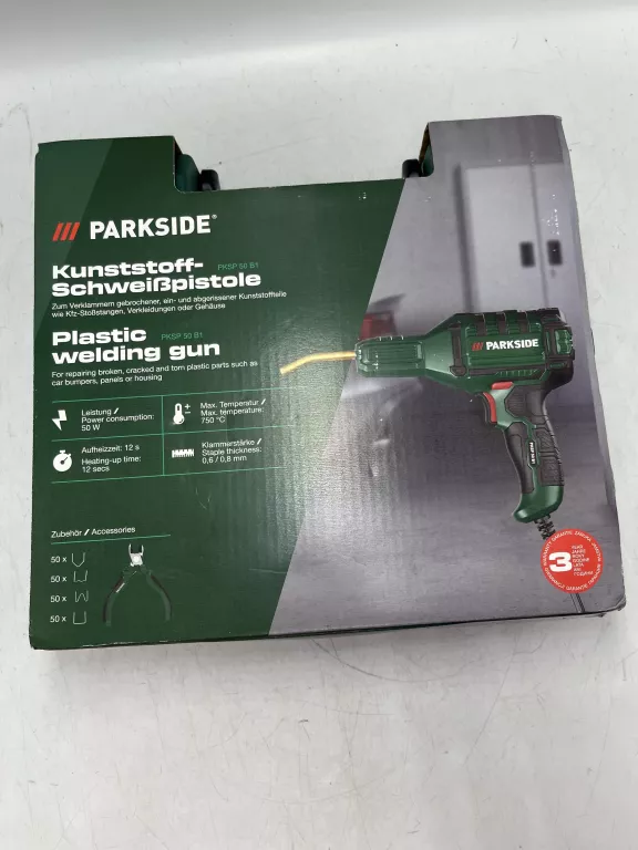ZSZYWACZ ZGRZEWARKA LUTOWNICA PISTOLET PARKSIDE PKSP 50 B1 KOMPLET