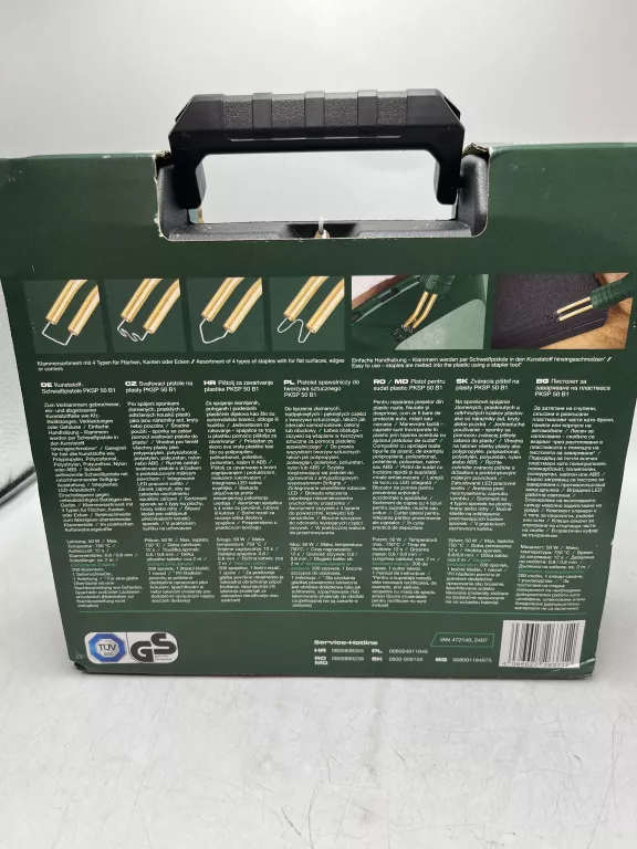 ZSZYWACZ ZGRZEWARKA LUTOWNICA PISTOLET PARKSIDE PKSP 50 B1 KOMPLET