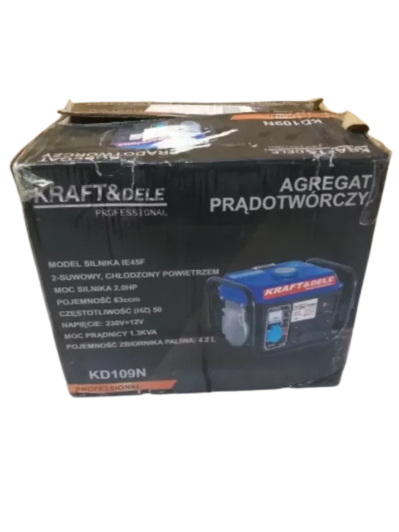 AGREGAT PRĄDOTWÓRCZY KRAFT DELE KD109N @OPIS!!!!!
