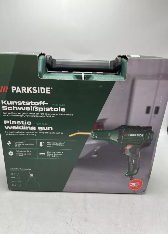 ZSZYWACZ ZGRZEWARKA LUTOWNICA PISTOLET PARKSIDE PKSP 50 B1 KOMPLET
