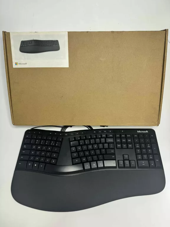 KLAWIATURA MICROSOFT ERGONOMIC AZERTY CZARNA