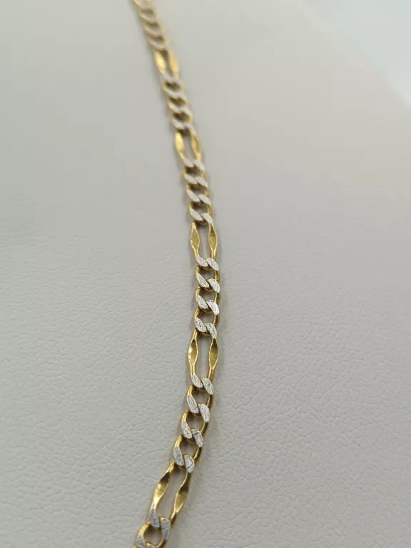 ZŁOTA PANCERKA DIAMENTOWANA 585 4,41G 49CM
