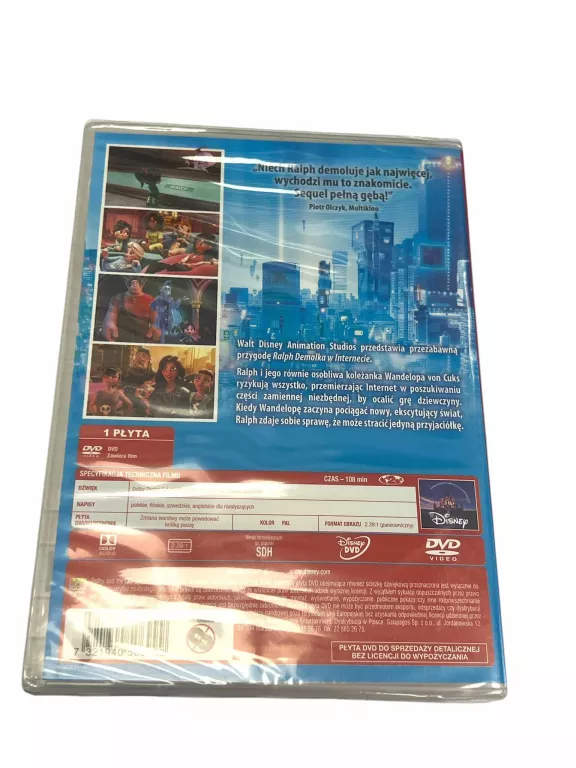 BAJKA NA DVD  RALPH DEMOLKA W INTERNECIE
