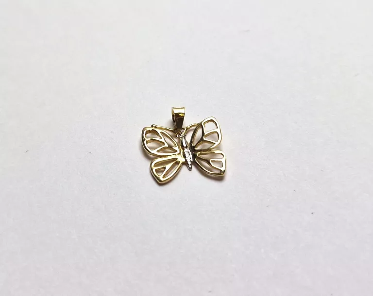 ZŁOTA ZAWIESZKA MOTYL 1,89G 585