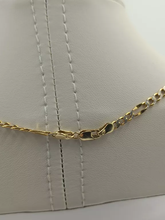 ZŁOTA PANCERKA DIAMENTOWANA 585 4,41G 49CM