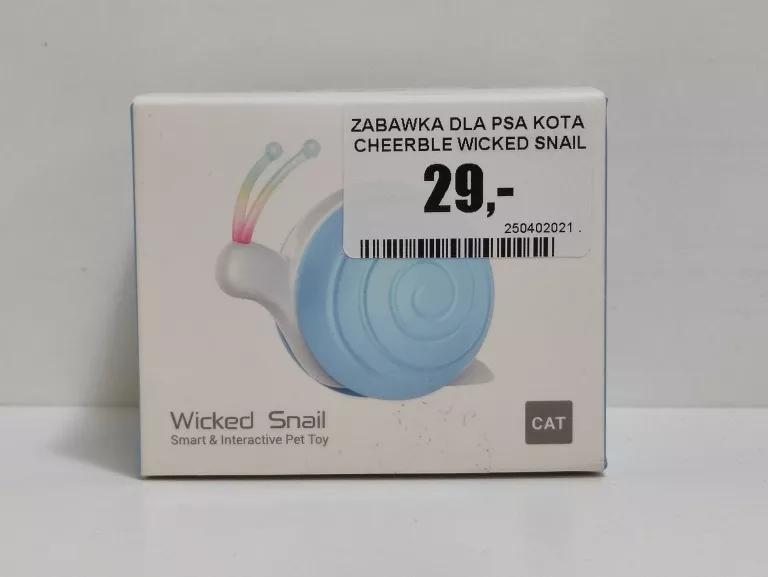 zabawka-dla-psa-kota-cheerble-wicked-snail-okazja-gdanska-8a-tczew