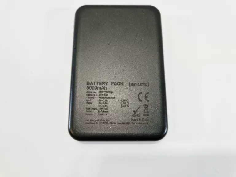 POWERBANK | RE-LOAD 5000MAH | CZARNY