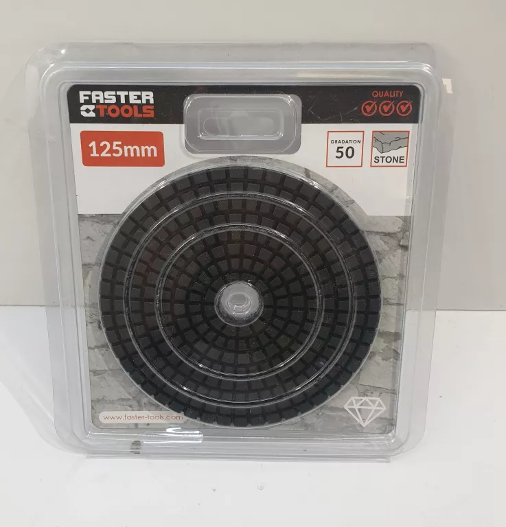 FASTER TOOLS DYSK DIAMENTOWY DO SZLIFOWANIA KAMIENIA 125MM 50